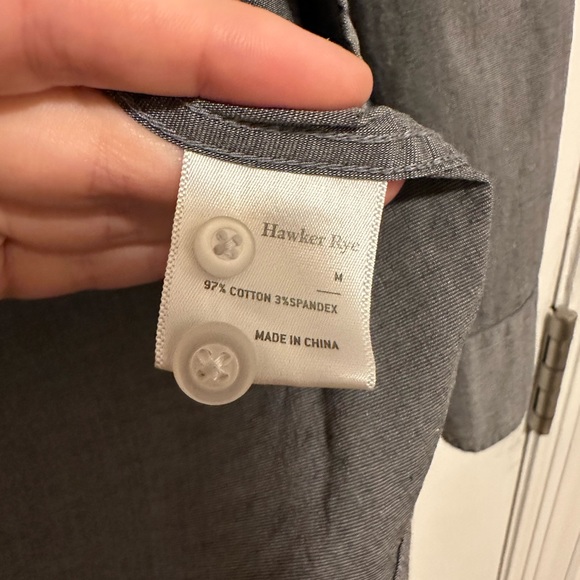 Hawker Rye Men’s Button-up - Picture 3 of 3